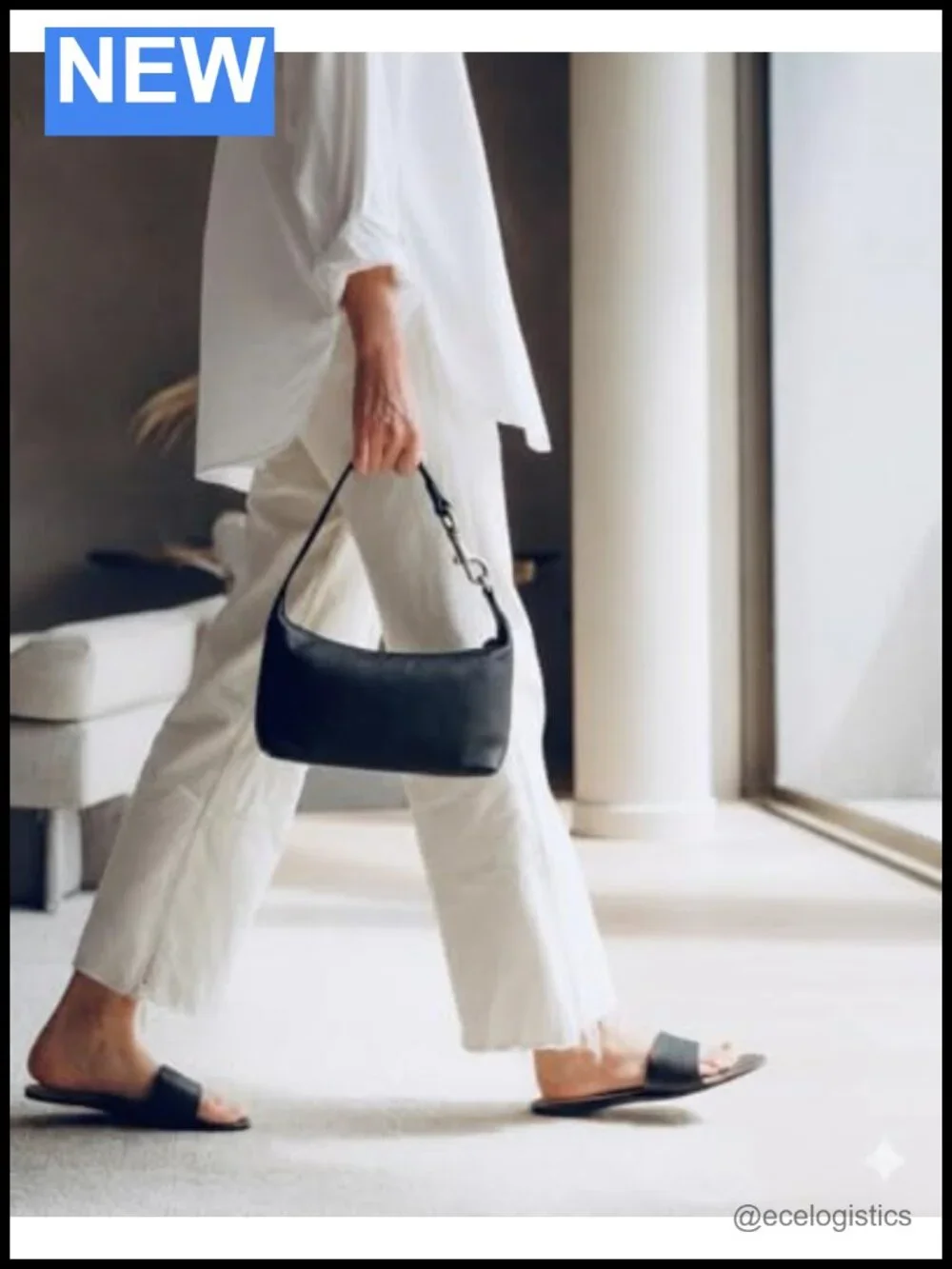 Women's Genuine Leather Hobo Bag Minimalist Crossbody Purse